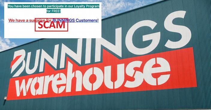 ‘Do not click’: Bunnings loyalty email is a scam